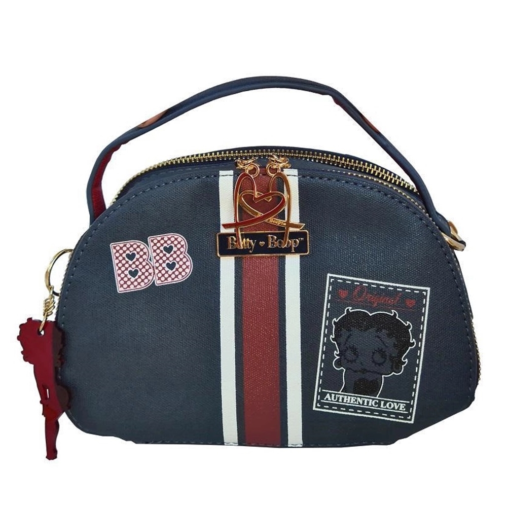 Bolsa Betty Boop Duas Alças Chaveiro BP7902 Navy Feminina VillaSanta