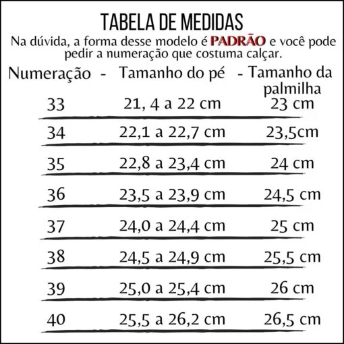 tab de medidas