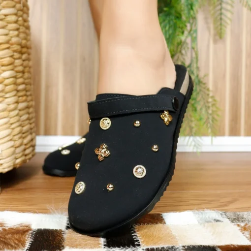 Clog Moleca Feminino Sapato Mule Canoa Conforto 5743.211