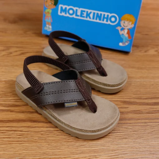 Sandália Molekinho Bebê Infantil Chinelo Dedo 2636.101