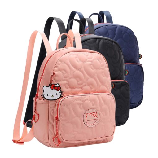 Mochila Hello Kitty Semax Matelassê Fofa Casual HK26019
