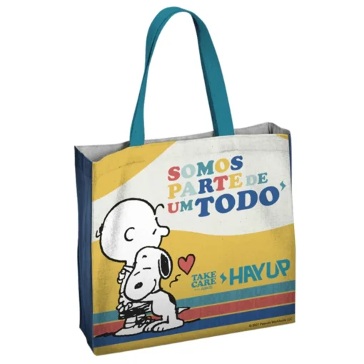 Sacola Reutilizável Snoopy Ecobag Semax Resistente SP04