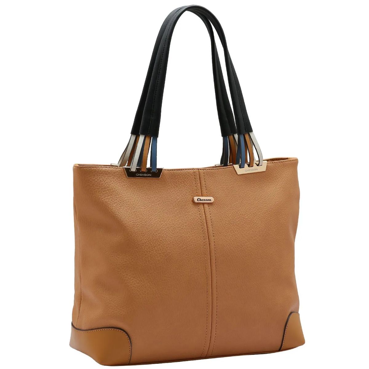 15515147773-85128-marrom.jpg Bolsa Chenson Grande Tote Contemporâneo Chic 3485128 - Imagem 1
