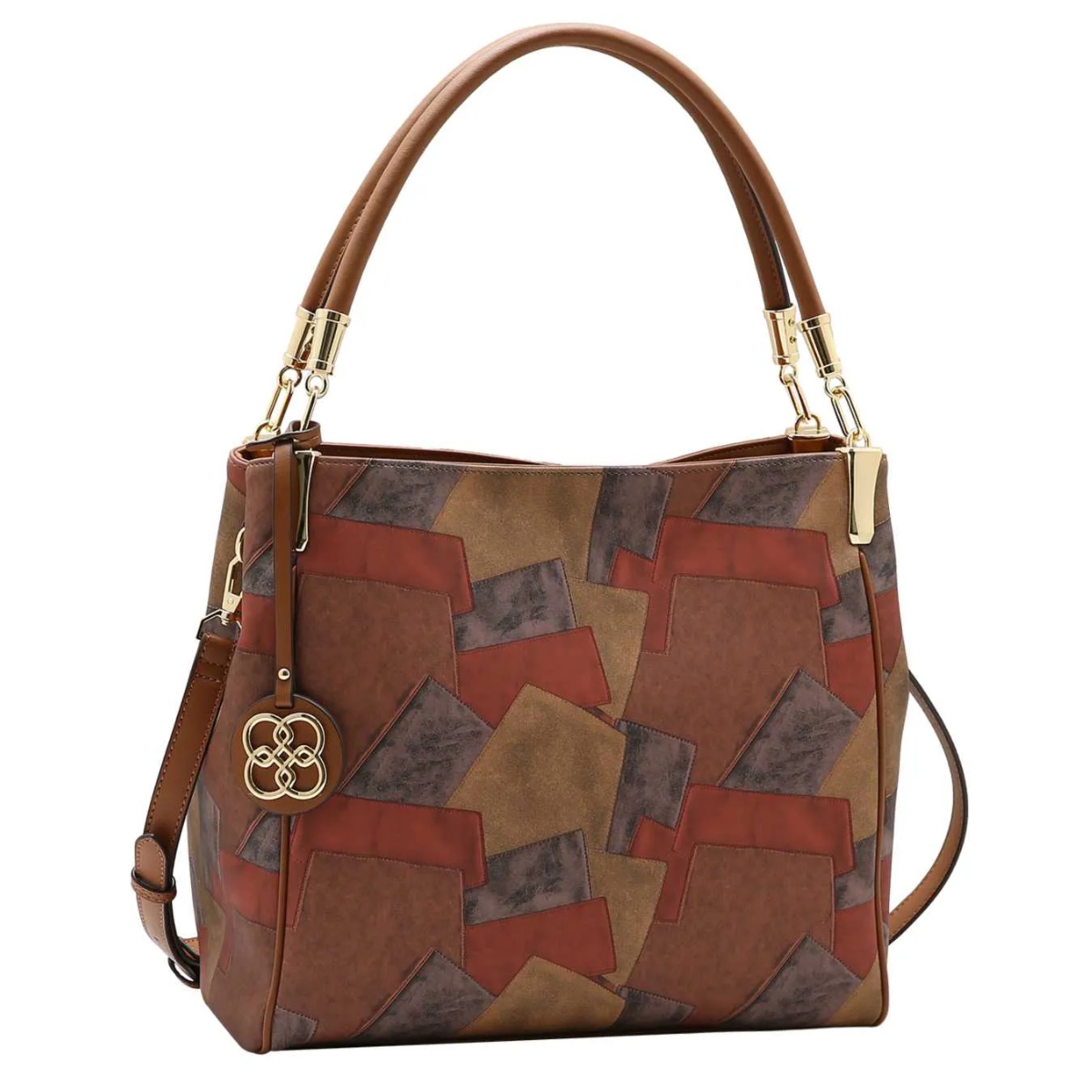 15531930730-3485591.jpg Bolsa Feminina Chenson 3485591 Boho Patchwork - Imagem 1