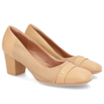 Scarpin Usaflex Salto Bloco Médio Sapato Feminino UC1101 - Imagem 5
