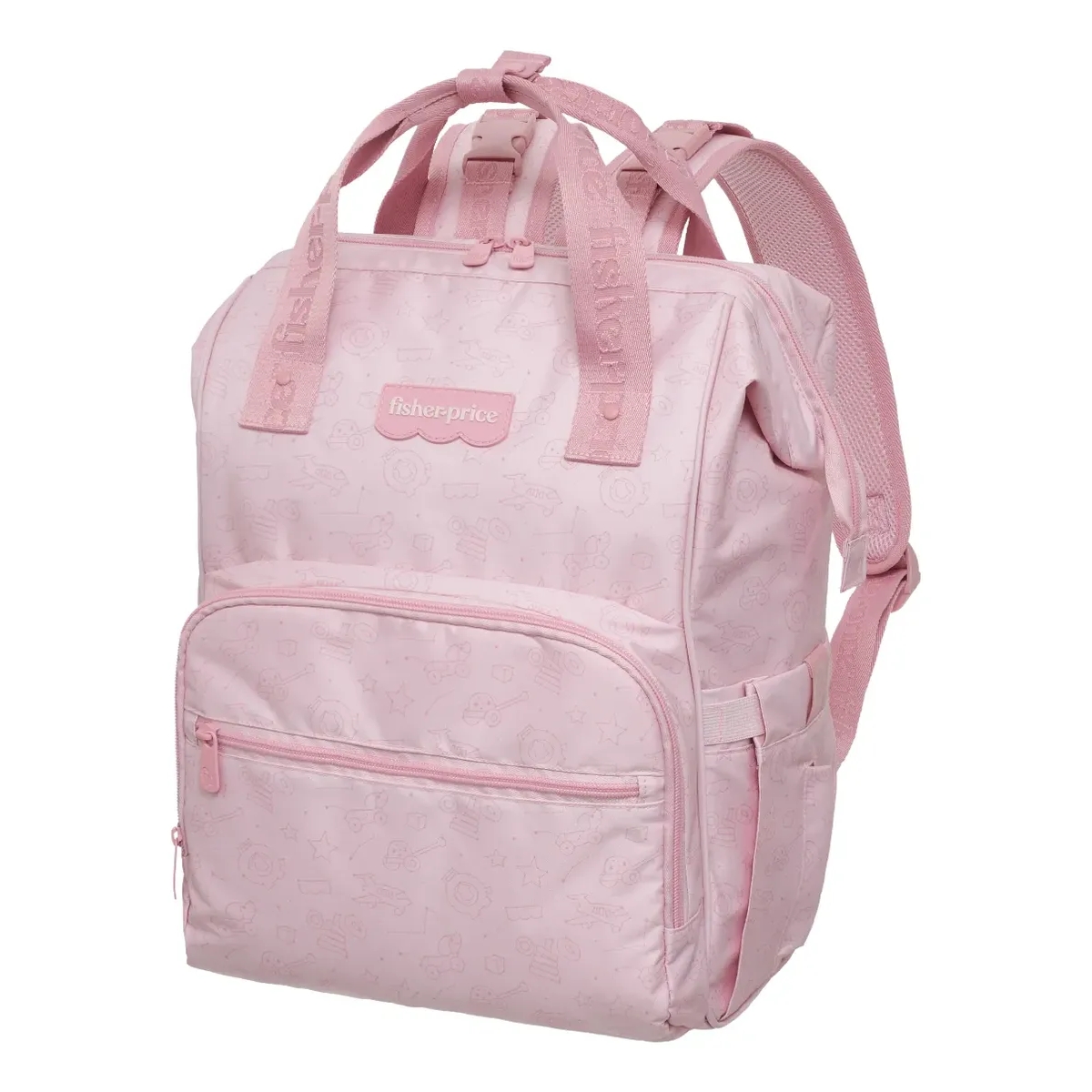 15534741939-6190550.jpg Bolsa Mochila Maternidade Fisher-Price Dozzy Girl Grande Espaçosa 6190540 - Imagem 1