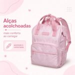 Bolsa Mochila Maternidade Fisher-Price Dozzy Girl Grande Espaçosa 6190540 - Imagem 3