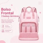 Bolsa Mochila Maternidade Fisher-Price Dozzy Girl Grande Espaçosa 6190540 - Imagem 7