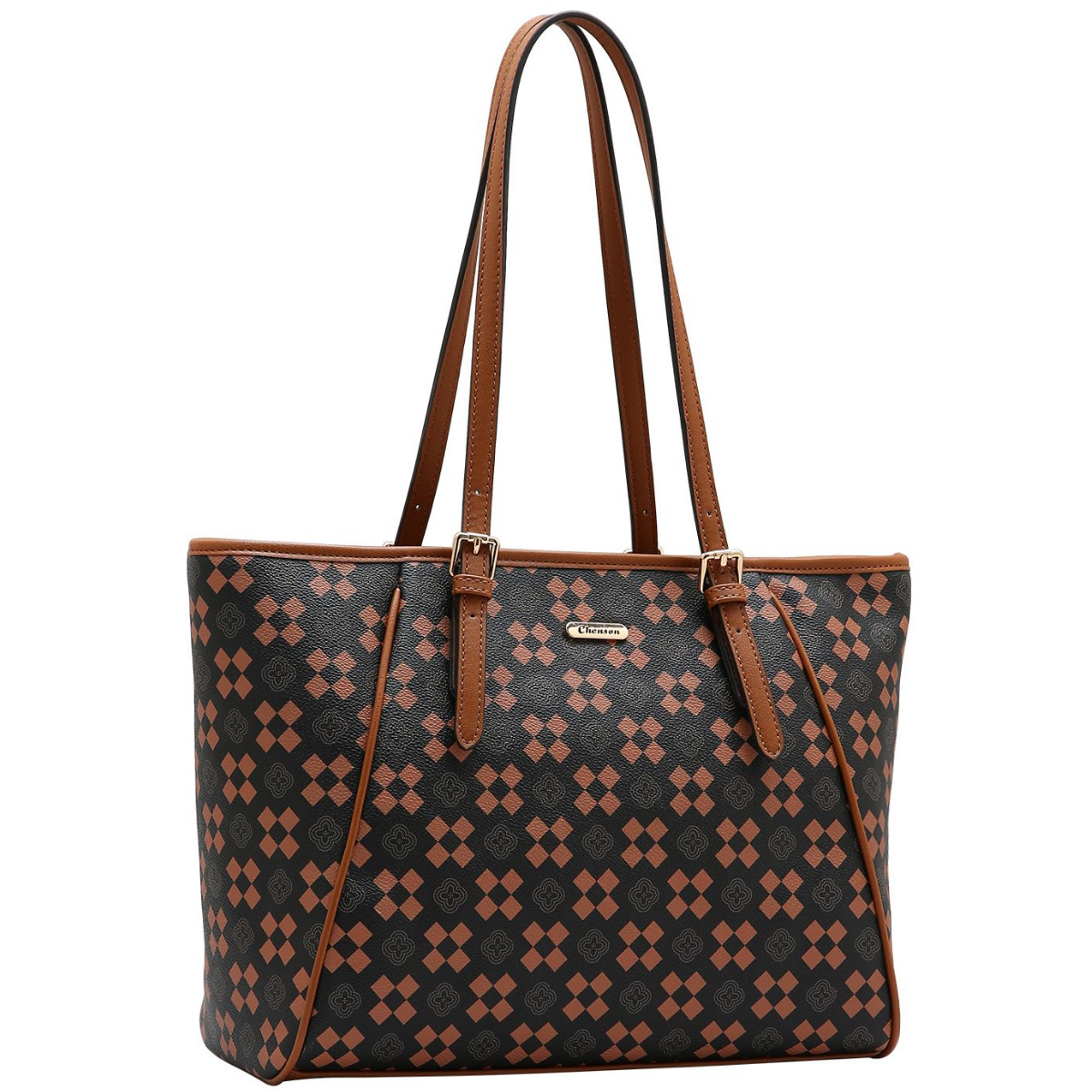15540193061-3485292-cafe.png Bolsa Feminina Chenson New Elemento Gráfico 3485292 - Imagem 1