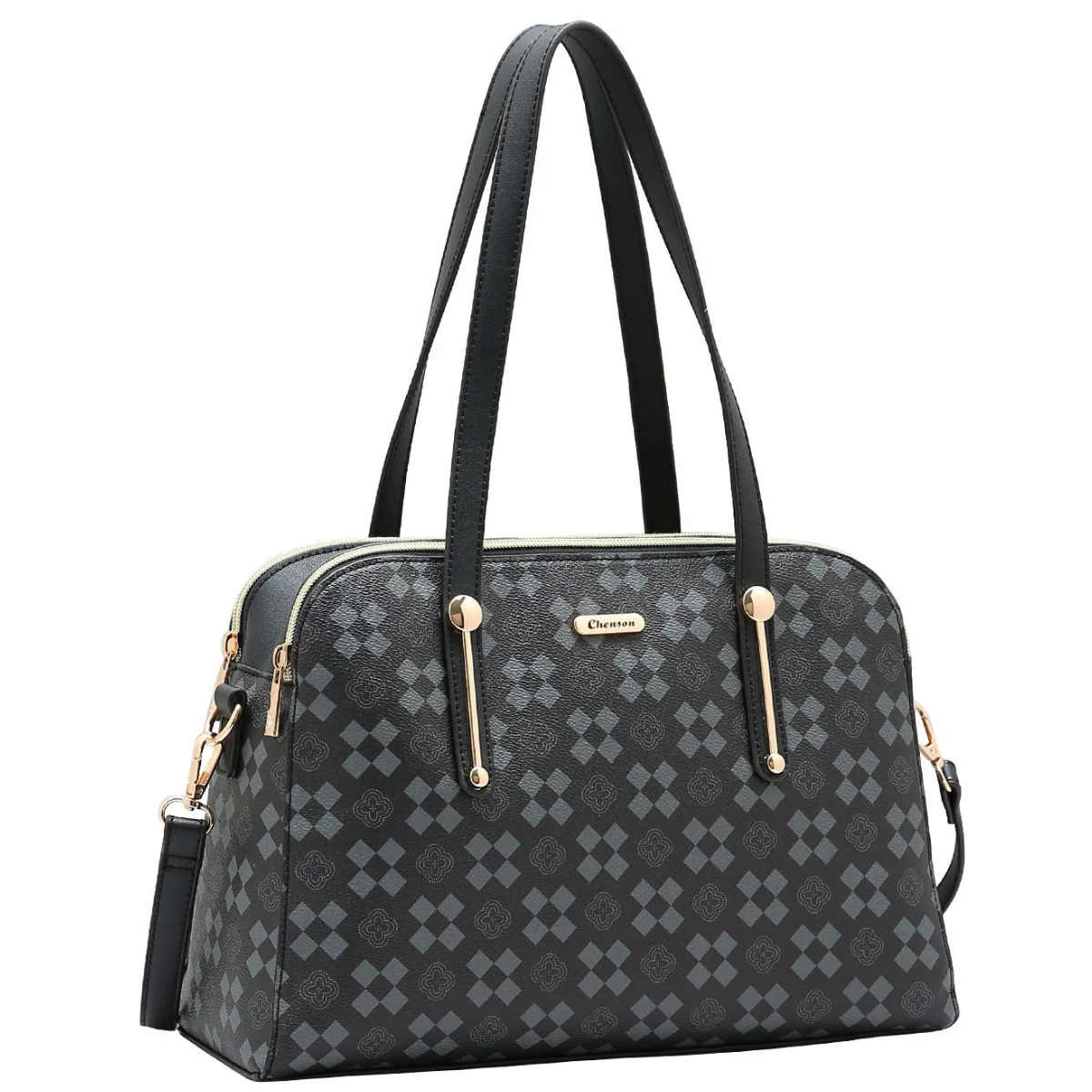 15540405598-3485296-preto.png Bolsa Feminina Chenson New Elemento Gráfico 3485296 - Imagem 1
