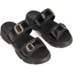 Sandália Mississipi Flatform Feminina Papete Tratorada J0574