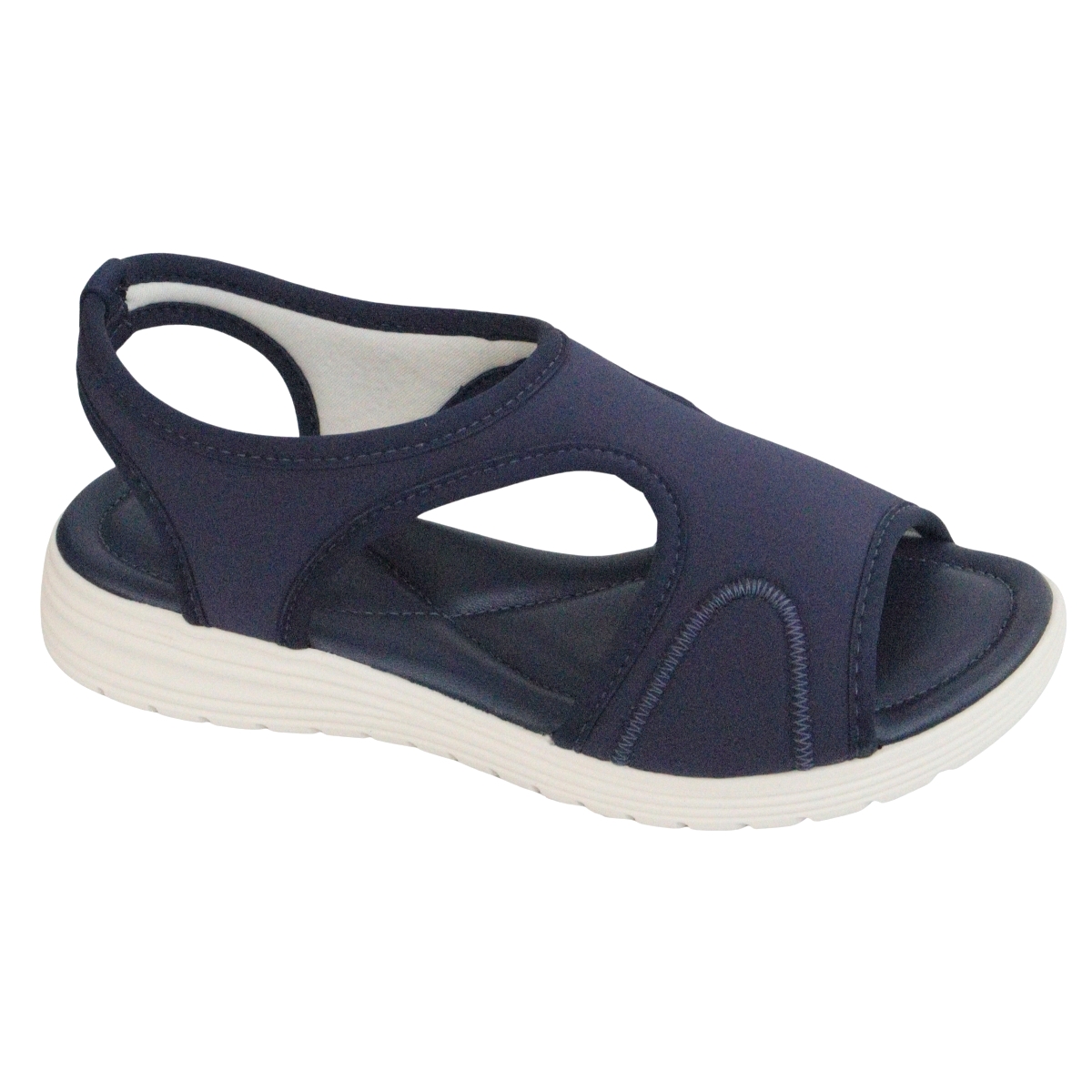 15555399832-comfortoflex-5.jpg Sandália Comfortflex Feminina Anatômica Lycra Calce Fácil - Imagem 1