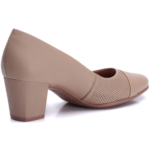 Scarpin Usaflex Salto Bloco Médio Sapato Feminino UC1101 - Imagem 11