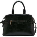 Bolsa Chenson Satchel Feminina New Croco Style 3485577 - Imagem 3