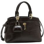 Bolsa Chenson Satchel Feminina New Croco Style 3485577 - Imagem 4