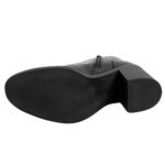 Bota Comfortflex Salto Médio Bloco Cano Curto Zíper 99331 - Imagem 4