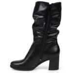 Bota Dakota Slouch Enrugada Amassada Salto Bloco Médio D2196 - Imagem 5