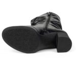 Bota Dakota Slouch Enrugada Amassada Salto Bloco Médio D2196 - Imagem 7