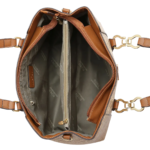 Bolsa Chenson Satchel Grande Geométrica Feminina 3485621 - Imagem 4
