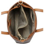 Bolsa Chenson Grande Satchel Geométrica Feminina 3485622 - Imagem 10