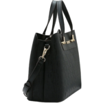 Bolsa Chenson Média Satchel Relevo Corrente Feminina 3485634 - Imagem 5