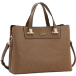 Bolsa Chenson Média Satchel Relevo Corrente Feminina 3485634 - Imagem 7