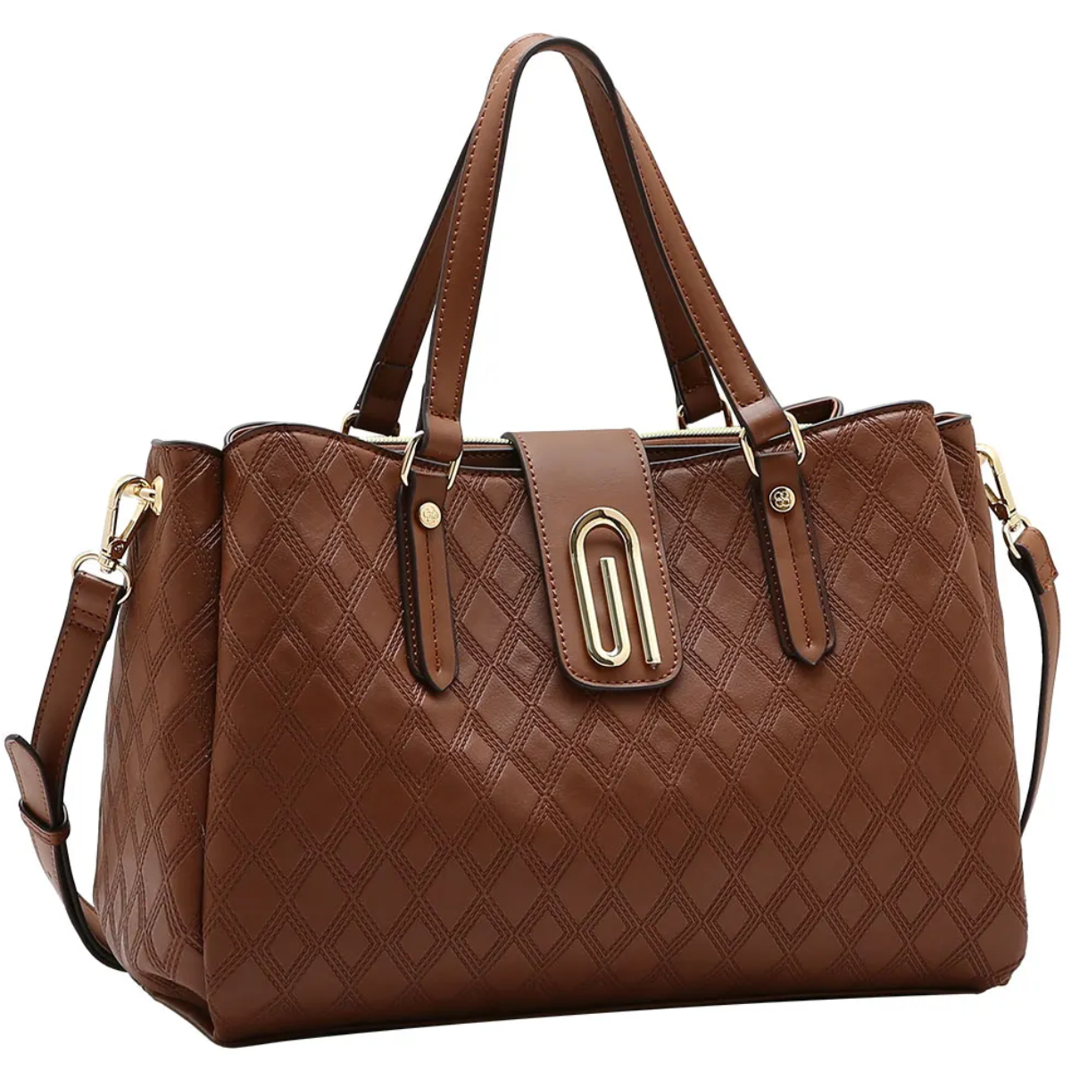 15561593852-2.png Bolsa Chenson Geometria Elegante Satchel Feminina 3485641 - Imagem 1