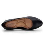 Scarpin Usaflex Salto Bloco Médio Liso Elegante Q6692 - Imagem 4
