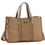 Bolsa Chenson Média Mini Trama Elegance Feminina 3485651