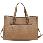 Bolsa Chenson Média Mini Trama Elegance Feminina 3485651 - Imagem 3