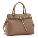 Bolsa Chenson Média Satchel Stud Glam Feminina 3485708