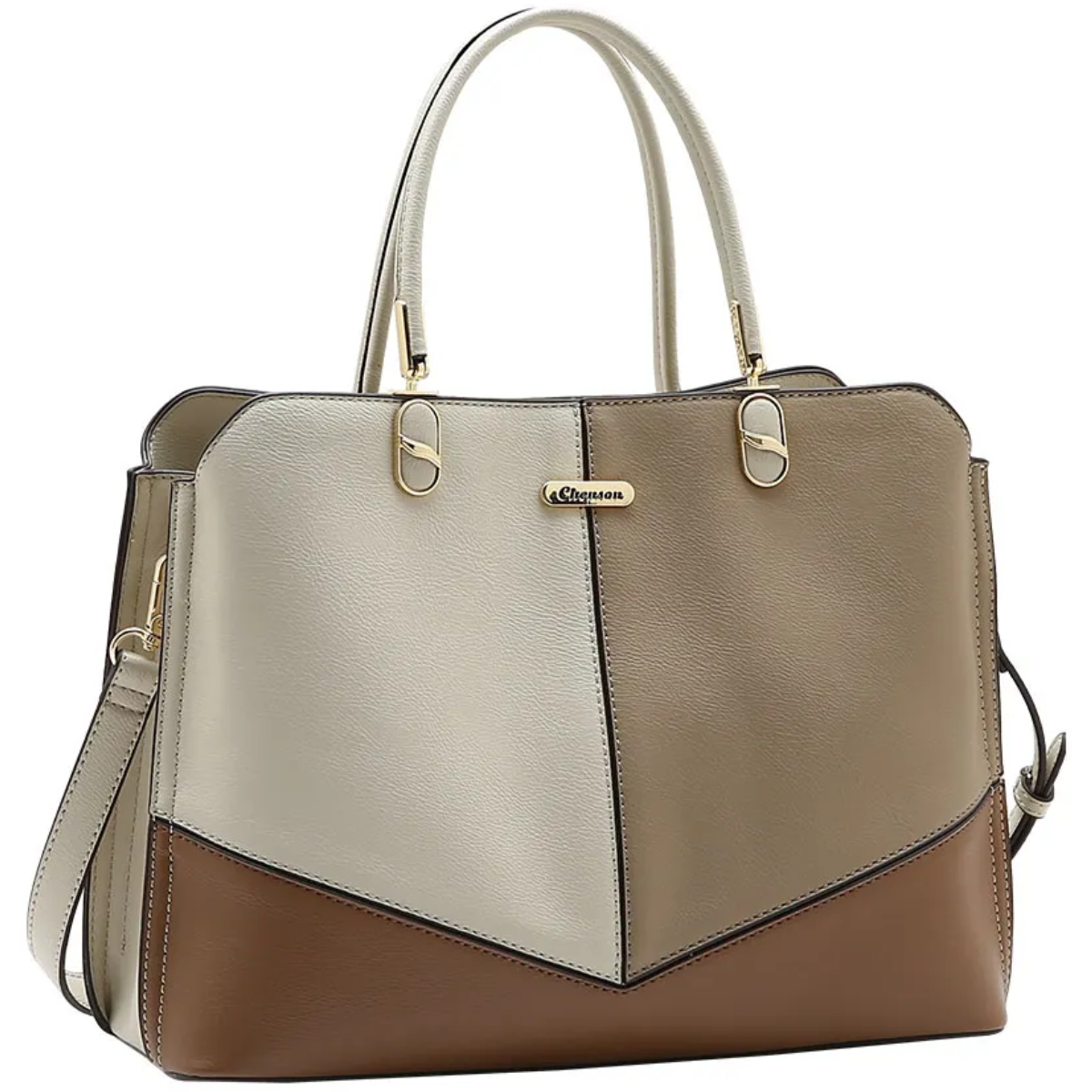 15563188819-2.png Bolsa Chenson Patchwork Mosaic Elegance Satchel 3485676 - Imagem 1