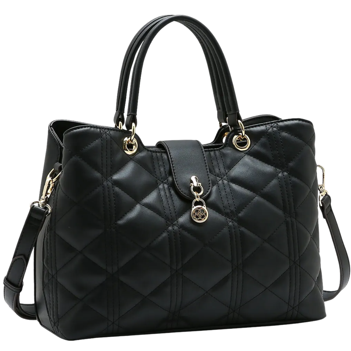 15563241304-2.png Bolsa Chenson Hobo Satchel Matelassê Signature Média 3485679 - Imagem 1