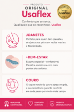 Scarpin Usaflex Feminino Salto Baixo Bloco Joanete UF04004 - Imagem 7
