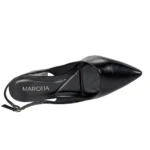 Scarpin Mariotta Slingback Salto Bloco Feminino 20663-01 - Imagem 7