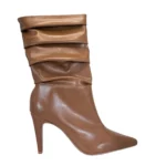 Bota Mariotta Cano Médio Feminina Amassada Enrugada 20845-01 - Imagem 6