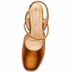 Sapato Slingback Ramarim Salto Bloco Médio Strass 2417233 - Imagem 3