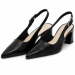 Scarpin Ramarim Slingback Salto Bloco Médio Verniz 2516131 - Imagem 2