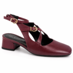 Scarpin Ramarim Sapato Mary Jane Napa Bordo Feminino 2517131