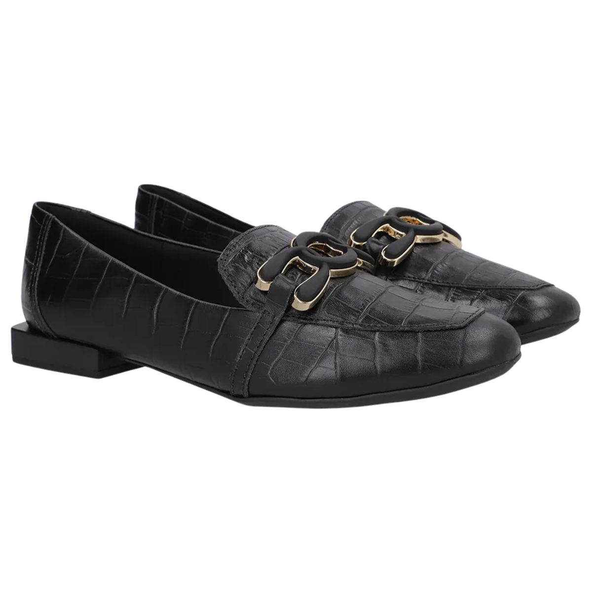 15566762763-1.png D3 Loafer Feminino Usaflex Couro Big Croco Conforto AO09001 - Imagem 1