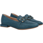 D3 Loafer Feminino Usaflex Couro Big Croco Conforto AO09001 - Imagem 6
