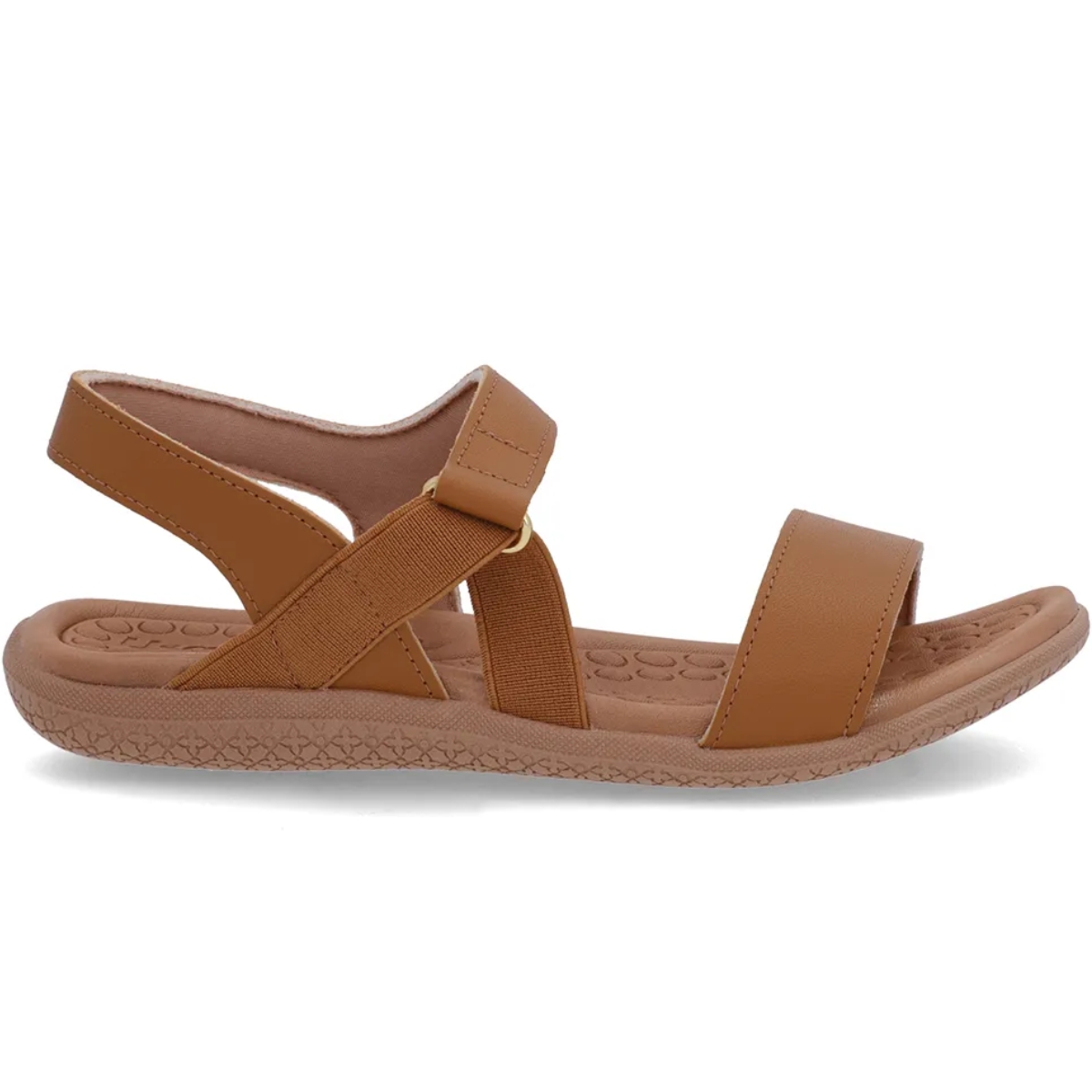 15566936716-pa06003-tan.jpg Sandália Papete Usaflex Conforto Tira Elástica PA06003 - Imagem 1