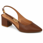 Scarpin Vizzano Slingback Feminino Salto Bloco 1220.385