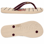 Chinelo Coca-Cola Feminino Original com Pingente Listras CC5025 - Imagem 3