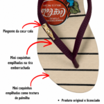 Chinelo Coca-Cola Feminino Original com Pingente Listras CC5025 - Imagem 4
