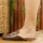 Mule Beira Rio Tamanco Fivela Bico Quadrado Chic 4323.119 - Imagem 3