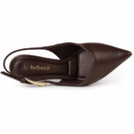 Scarpin Bebecê Sapato Anabela SlingBack Fivela T7033-041 - Imagem 3