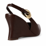 Scarpin Bebecê Sapato Anabela SlingBack Fivela T7033-041 - Imagem 5