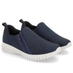 Tênis Usaflex Calce Fácil Zíper Feminino Casual AE22039