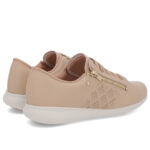 Tênis Usaflex Casual Feminino Calce Fácil Couro AF06023 - Imagem 3